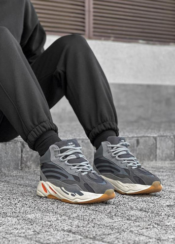 Серые демисезонные кроссовки No Brand