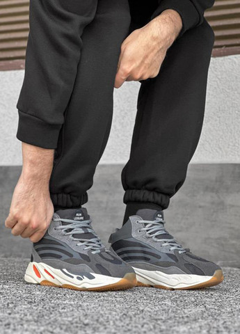 Серые демисезонные кроссовки No Brand