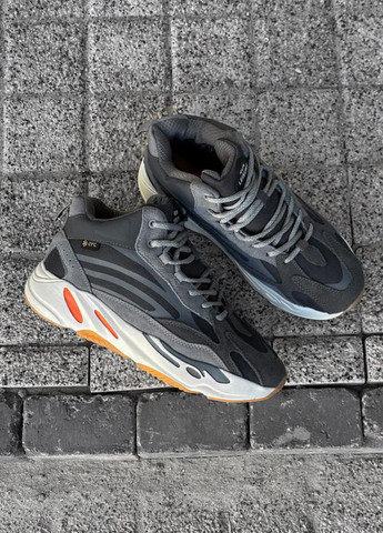 Серые демисезонные кроссовки No Brand