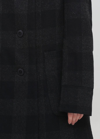 Черное демисезонное Пальто однобортное Amy Gee