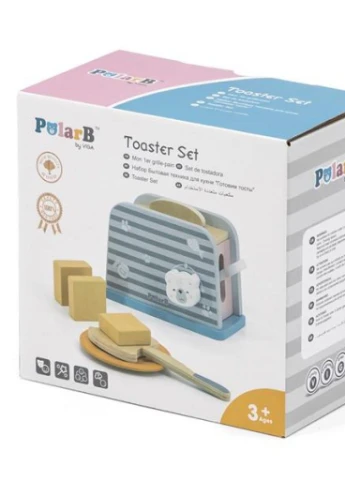Игровой набор кулинара PolarB Тостер (44017) Viga Toys кулінара PolarB Тостер (202365258)