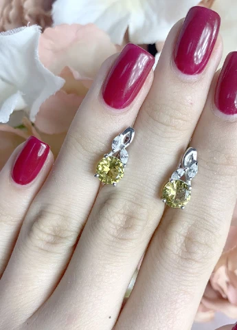 Сережки Silver Flame (152314447)