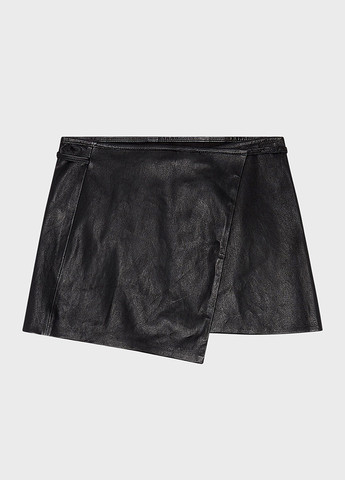 Черная кэжуал однотонная юбка Diesel на запах