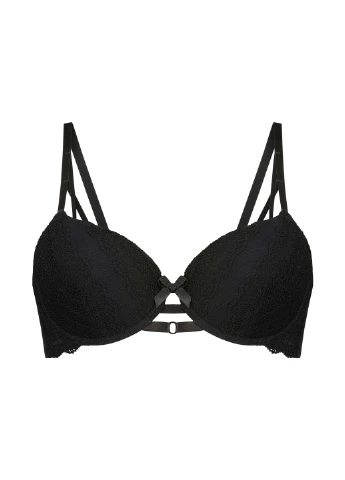 Чорний балконет бюстгальтер Hunkemoller з кісточками поліамід