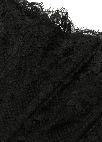 Чорний демісезонний комплект (корсет, трусики) Victoria's Secret