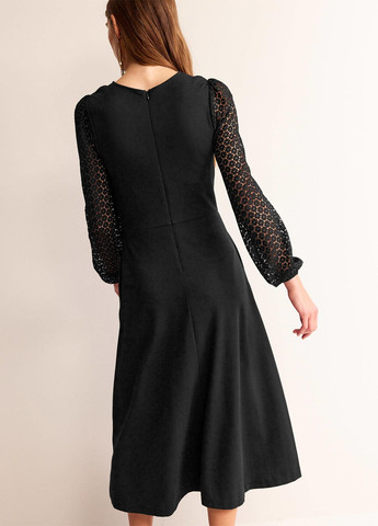 Черное кэжуал платье Boden однотонное