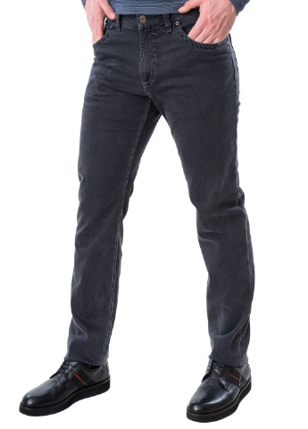 Серые демисезонные джинсы Gardeur