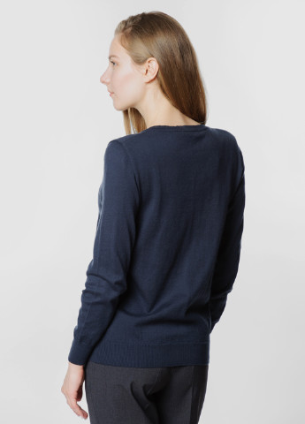 Синий демисезонный свитер женский Arber V-neck WK3 14 WTR-104