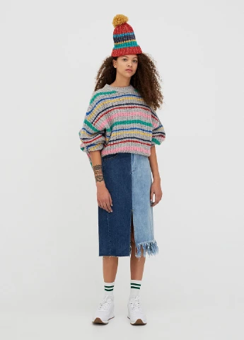 Серый демисезонный джемпер джемпер Pull & Bear