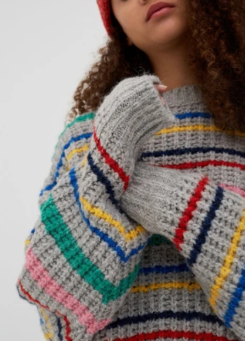 Серый демисезонный джемпер джемпер Pull & Bear