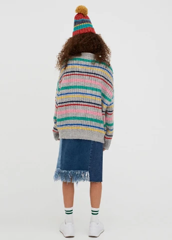 Серый демисезонный джемпер джемпер Pull & Bear