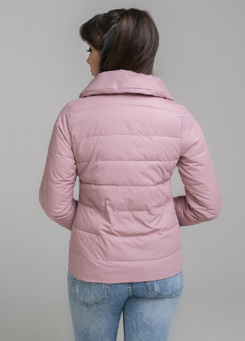 Светло-розовая демисезонная куртка Icon