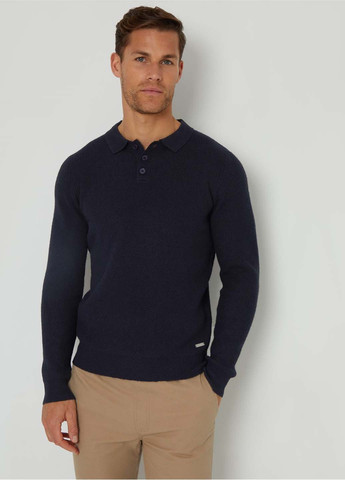 Темно-синий демисезонный свитер Threadbare