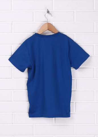 Синяя летняя футболка с коротким рукавом Hello Boy