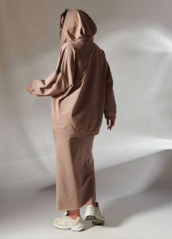 Бежева кежуал, спортивна сукня сукня-майка LibeAmore однотонна