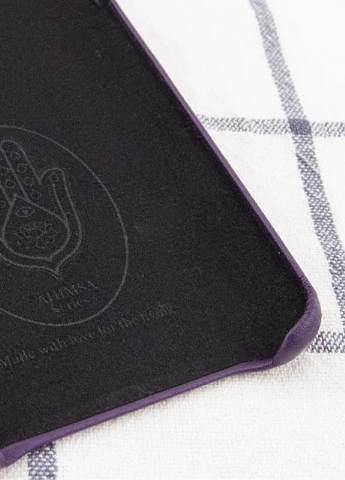 Шкіряний чохол PU Leather Case Logo (A) для Apple iPhone XS Max (6.5 ') Фіолетовий (is_00000041507_3) AHIMSA (229727101)
