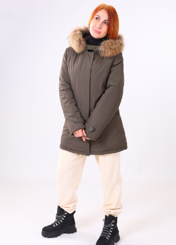 Оливковая (хаки) куртка Yuko