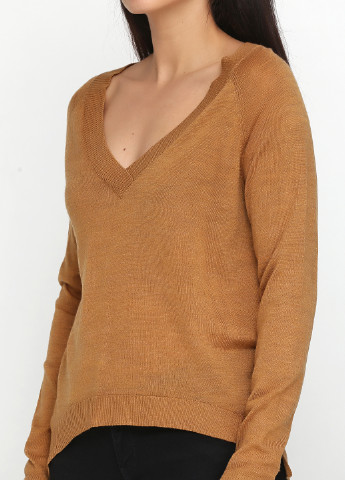 Светло-коричневый демисезонный пуловер пуловер MBYM