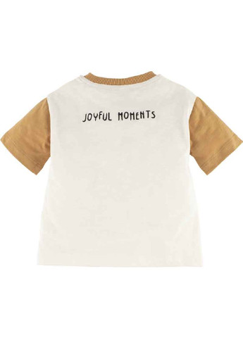 Коричневый летний комплект футболка +шорти 15139 Idil Baby Mamino
