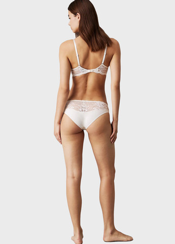 Білий мінімайзер бюстгальтер Calvin Klein з кісточками поліамід