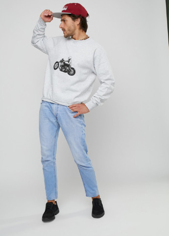 Серый свитшот мужской YAPPI (198688949)