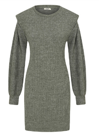 Оливкова (хакі) кежуал сукня Mudo однотонна