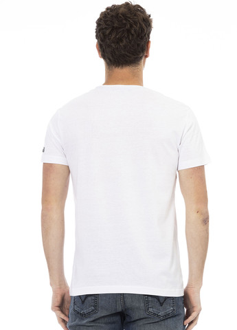 Біла футболка Trussardi