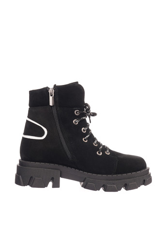 Зимние ботинки No Brand на тракторной подошве, со шнуровкой из натуральной замши