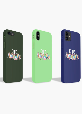 Чехол силиконовый Apple Iphone X БТС (BTS) (6129-1061) MobiPrint (219357171)