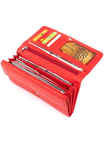 Жіночий шкіряний гаманець 18,5х9,5х2,5 см st leather (252132741)