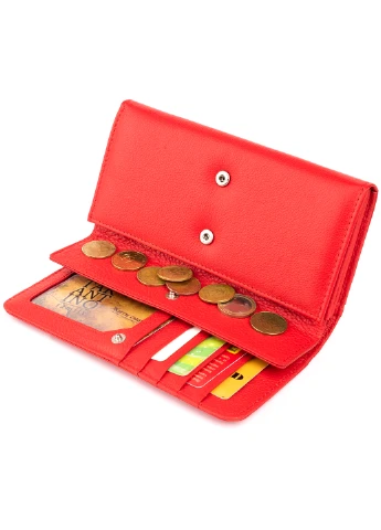 Жіночий шкіряний гаманець 18,5х9,5х2,5 см st leather (252132741)