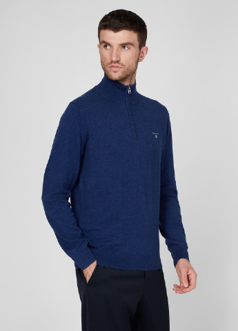 Синий демисезонный свитер Gant