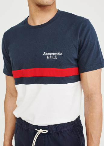 Темно-синя футболка Abercrombie & Fitch