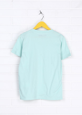 Светло-бирюзовая летняя футболка с коротким рукавом Billabong