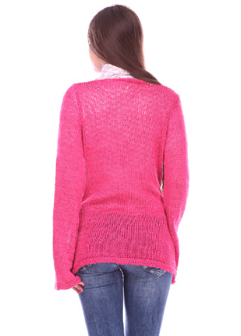 Малиновый летний пуловер пуловер Ysatis
