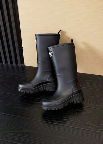 Черные резиновые сапоги SHEIN