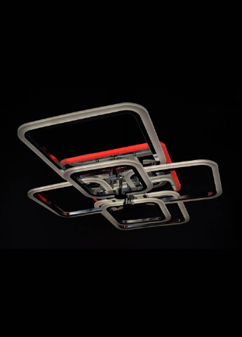 Люстра стельова LED з пультом A2503 / 2 + 2 + 2-RGB-ch Хром 12х59х80 см. Handmade (234540000)