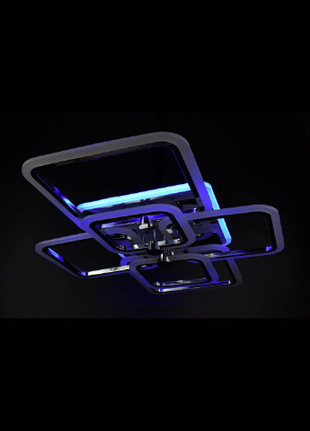 Люстра стельова LED з пультом A2503 / 2 + 2 + 2-RGB-ch Хром 12х59х80 см. Handmade (234540000)
