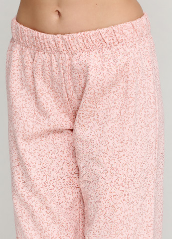 Розовые домашние демисезонные брюки Bisbigli