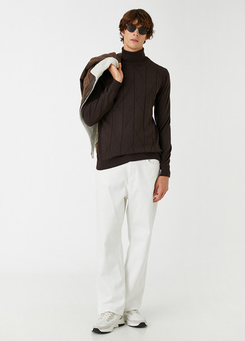 Темно-коричневий демісезонний светр KOTON