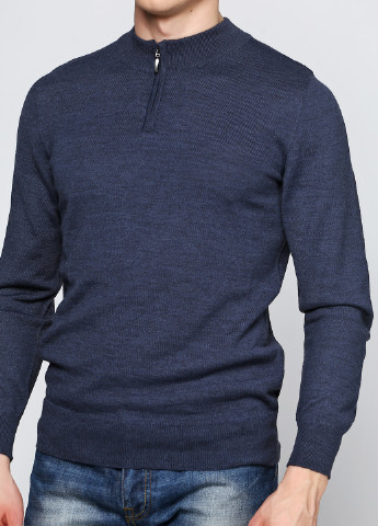 Темно-синій демісезонний светр Van Cliff