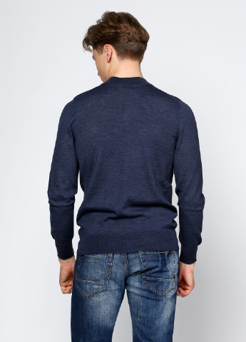 Темно-синий демисезонный свитер Van Cliff