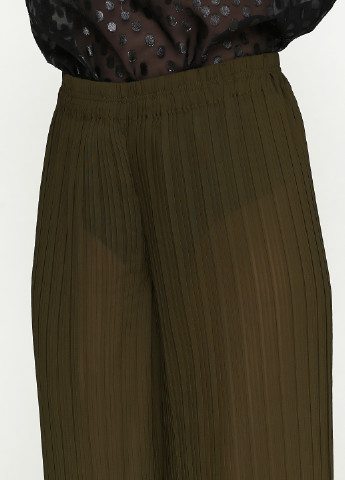 Хаки кэжуал демисезонные клеш брюки Karen by Simonsen