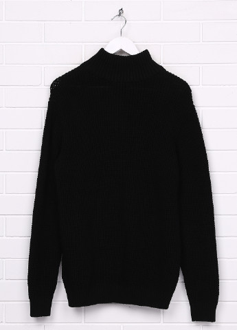 Чорний демісезонний свитер хомут Kiabi
