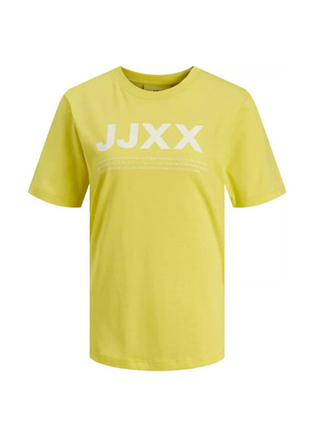 Желтая летняя футболка JJXX
