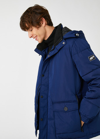 Синяя зимняя куртка KOTON