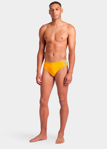 Мужские горчичные пляжные плавки хипсы Arena