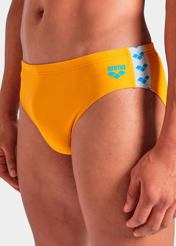 Мужские горчичные пляжные плавки хипсы Arena