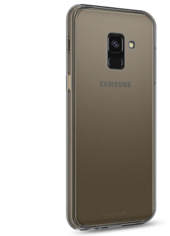 Чохол для мобільного телефону (смартфону) Air Case (Clear TPU) Samsung A8 Plus 2018 Black (MCA-SA818PBK) MakeFuture (201492110)