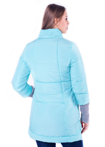 Голубая демисезонная куртка 3в1 для беременных Lullababe